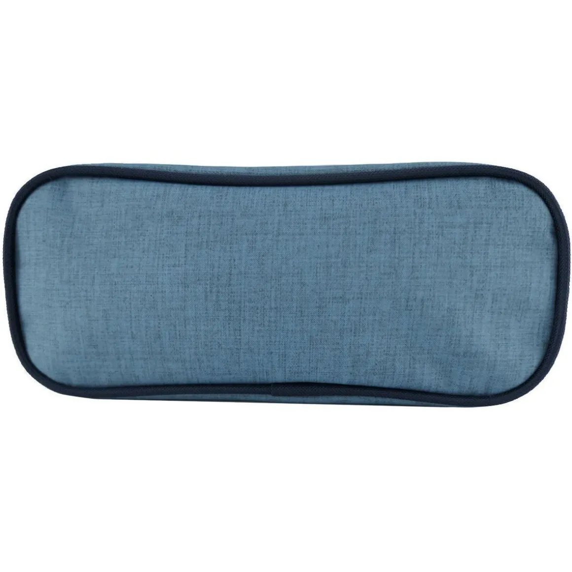 BAGTROTTER Trousse scolaire 2 compartiments Poivre Blanc Robots Orange