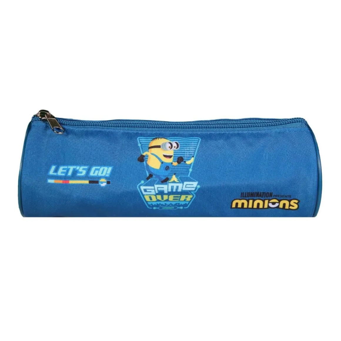 BAGTROTTER Trousse scolaire ronde Les Minions Bleu