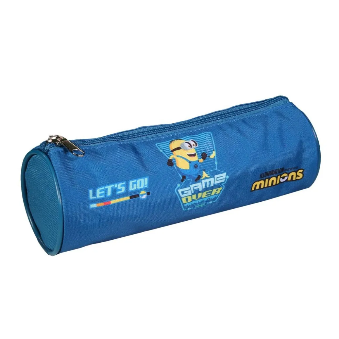 BAGTROTTER Trousse scolaire ronde Les Minions Bleu