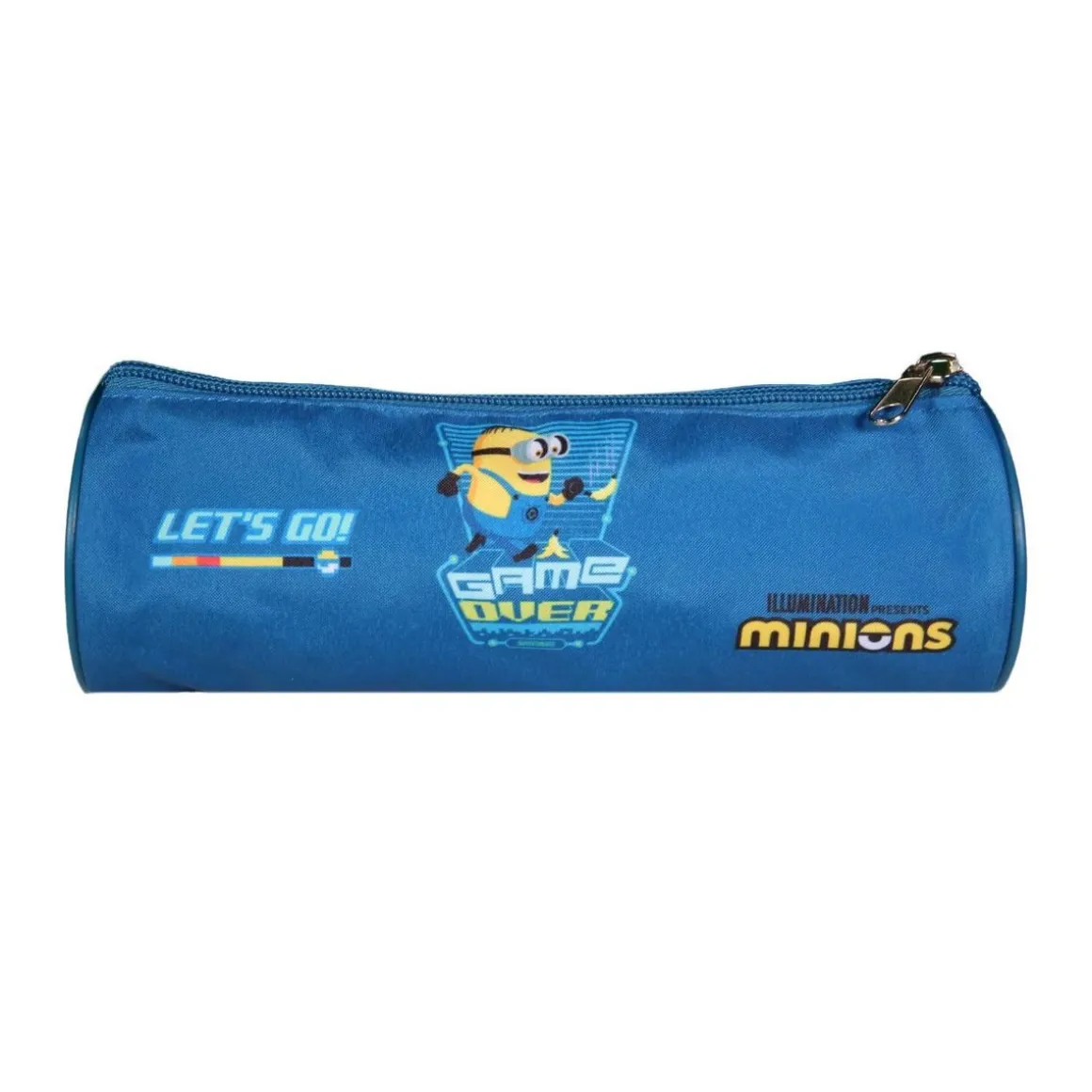 BAGTROTTER Trousse scolaire ronde Les Minions Bleu