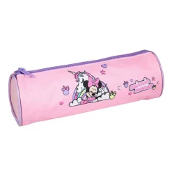 BAGTROTTER Trousse scolaire ronde Minnie Rose
