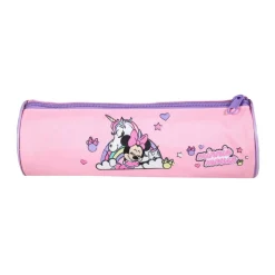 BAGTROTTER Trousse scolaire ronde Minnie Rose