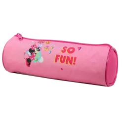 BAGTROTTER Trousse scolaire ronde Disney Minnie Rose Fun