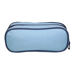 BAGTROTTER Trousse scolaire 2 compartiments Phileas Bleu