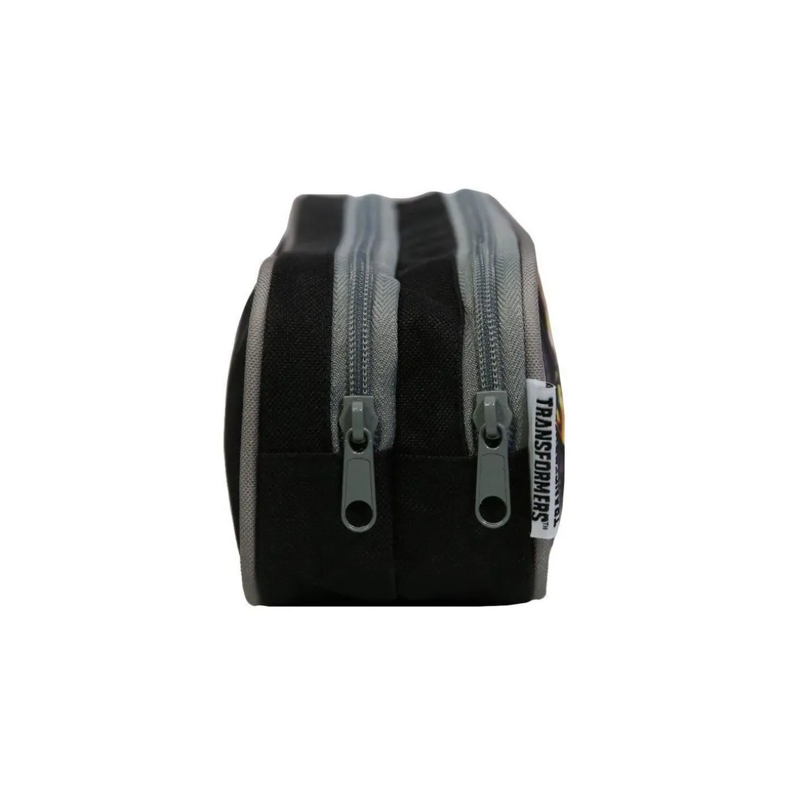 BAGTROTTER Trousse scolaire 2 compartiments Hasbro Transformers Grise