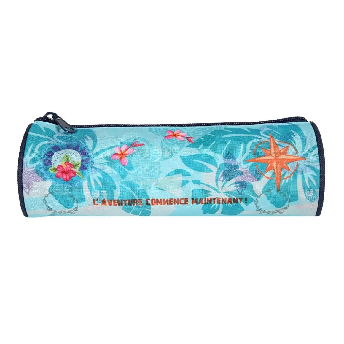 BAGTROTTER Trousse scolaire ronde Koh Lanta Turquoise