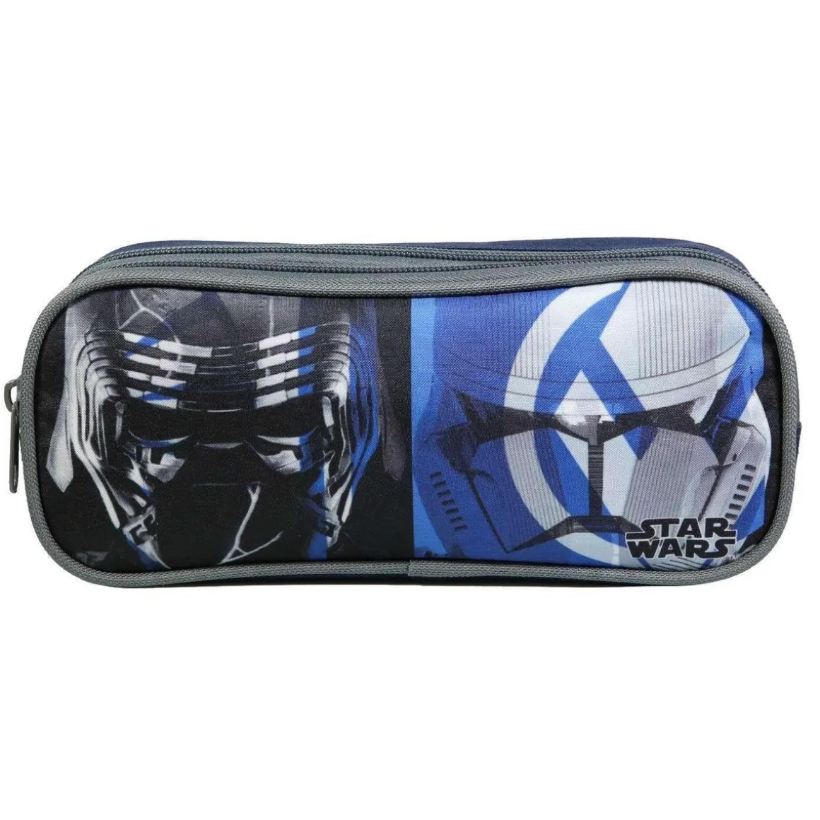 BAGTROTTER Trousse scolaire 2 compartiments Disney Star Wars Bleu