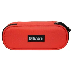 BAGTROTTER Trousse scolaire ovale Plumier Offshore Rouge