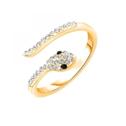 Bague ajustable serpent SC Bohème ornée de Cristaux scintillants