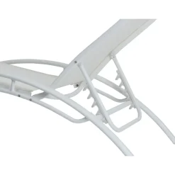 Bain de soleil en aluminium Beauty - Phoenix - Ecru - Lot de 2