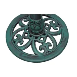 Bain pour oiseaux avec oiseau decoratif