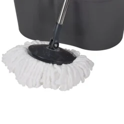 Balai Essorage & Seau Auto 12,5L Anthracite