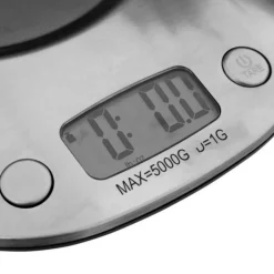 Balance de Cuisine Digitale Bol Inox 21cm Argent