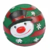 Balle pour Chien Bonhomme de Neige 9cm Vert