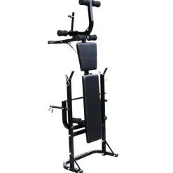 Banc d'entraînement avec support de poids jeu d'halteres 60,5kg
