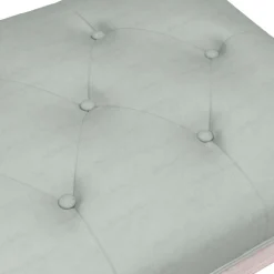 Banc Gris clair 110x40x49 cm Velours