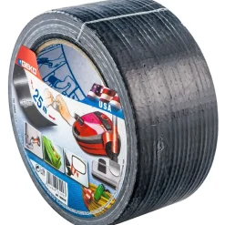 Bande adhésive toilée plastifiée.