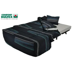 Banquette BZ LUDO matelas 12 cm mousse Bultex 38 kg/m3