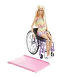 Barbie - Barbie Fauteuil Roulant Blonde - Poupée - 3 Ans Et +
