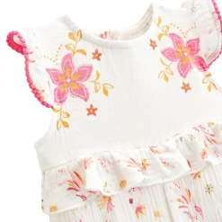 Barboteuse bébé en gaze de coton Fiesta