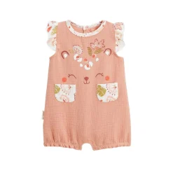 Barboteuse bébé en gaze de coton Mindanao