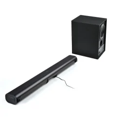Barre de son Q1106 avec caisson de basses sans fil - Noir