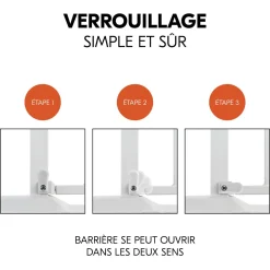 Barrière de sécurité Clear Step 2 Blanc
