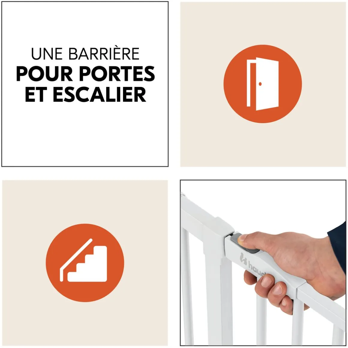 Barrière de sécurité Clear Step 2 Blanc