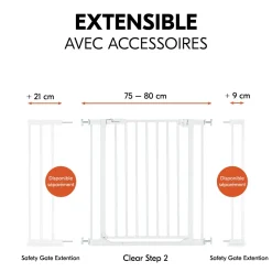 Barrière de sécurité Clear Step 2 Blanc