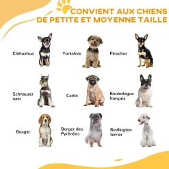 Barrière de sécurité pour chien - barrière à pression extensible - double système de verrouillage - acier blanc