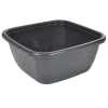 Bassine Carrée Diamant 9L Anthracite