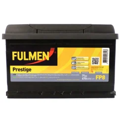 Batterie prestige fulmen pour voiture 670A 71AHFP8