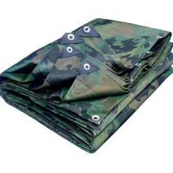 Bâche camouflage 130g/m2 Werkapro 5x6m