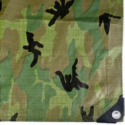 Bâche camouflage 130g/m2 Werkapro 5x6m