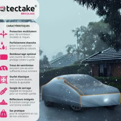 Bâche de voiture anti-grêle imperméable et respirante