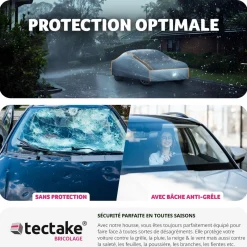 Bâche de voiture anti-grêle imperméable et respirante