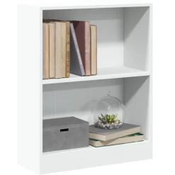 Bibliotheque Blanc 60x24x76 cm Bois d'ingenierie