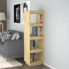 Bibliotheque/Separateur de piece 40x35x135 cm pin massif