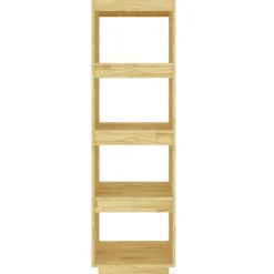 Bibliotheque/Separateur de piece 40x35x135 cm pin massif