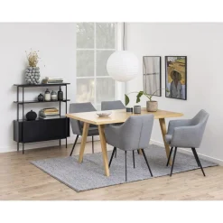 Bibliothèque en MDF et métal avec 2 étagères et 2 portes coulissantes - Noir