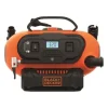 BLACK+DECKER BDCINF18N-QS Gonfleur-Compresseur Filaire Ou Sans Fil - Batterie 18 V/Cable 220 V - 11 Bars/160 PSI - 3 Aiguilles