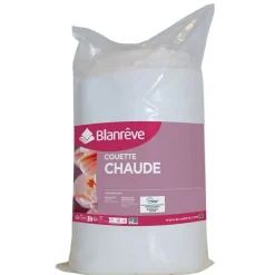 BLANREVE Couette chaude en microfibre anti acariens 350 g/m²
