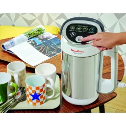 Blender chauffant soup maker LM841B10 - Argent et Blanc