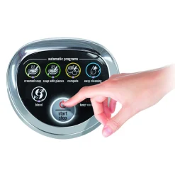 Blender chauffant soup maker LM841B10 - Argent et Blanc