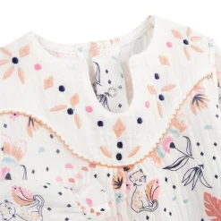 Blouse bébé en gaze de coton Masha