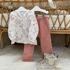 Blouse bébé en gaze de coton Masha