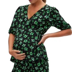 Blouse De Grossesse Vert/ Femme Mamalicious inor