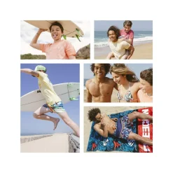 Boardshort court enfant ceinture tout-élastiquée