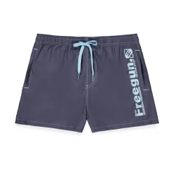 Boardshort court garçon avec ceinture demi-élastiquée