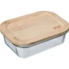 Bocal en Verre Bambou 0,38L Transparent